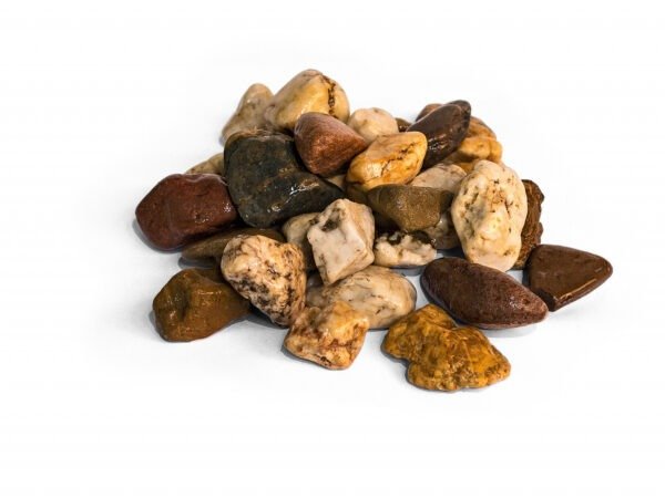 Rheinkies | Quarz Rundkorn | braun-bunt | 16-32mm o. 32-63mm | Bigbag 1000kg