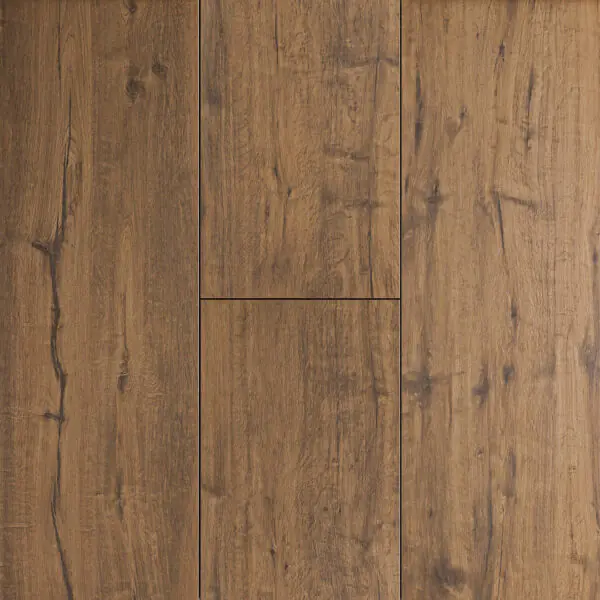 Keramik-Terrassenplatte Holzoptik Rotbraun | Woodlook Mahony | 40x120x2 cm