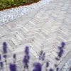 Riemchenpflaster grau-anthrazit | 7,3cm Antikpflaster
