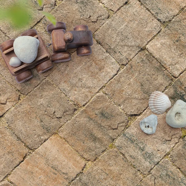 1323601_2 Antikpflaster Muschelkalk | 21×14×6 cm