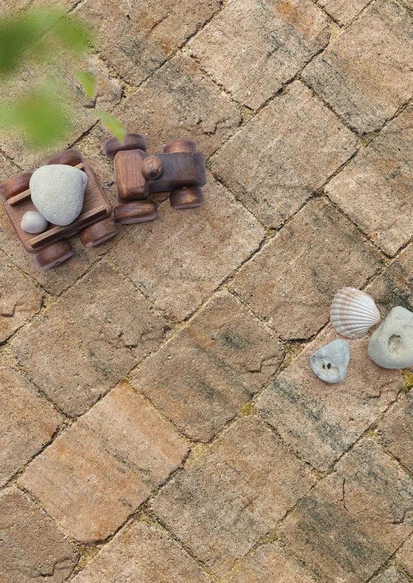 1323601_2 Antikpflaster Muschelkalk | 21×14×6 cm