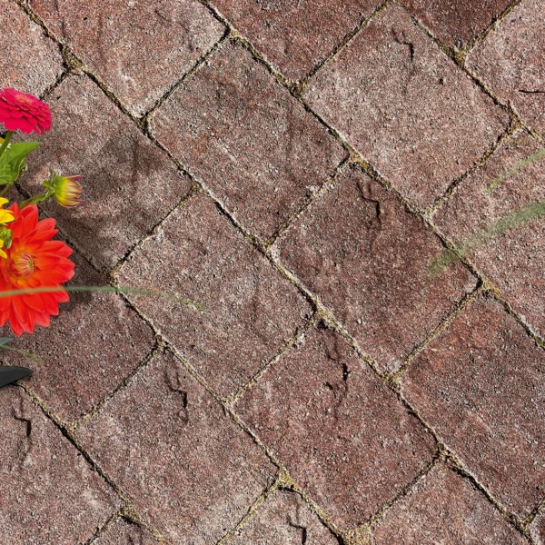 Antikpflaster Herbstlaub | 21×14×6 cm