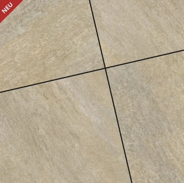 Keramik Terrassenplatte 3cm, goldgelb Messina Oro