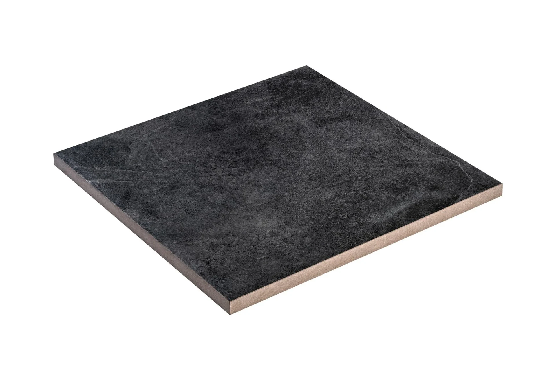 Keramik-Terrassenplatte  „Roca Basalt“ | 60x60x3cm