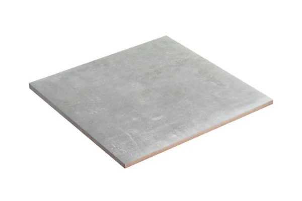 2015281 Keramik-Terrassenplatte Slim Cemento Quarz – 60×60×2 cm Feinsteinzeug