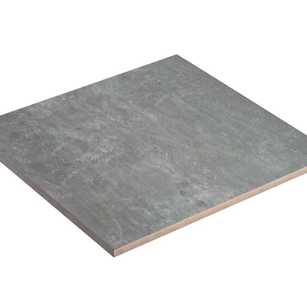 2015282 Keramik-Terrassenplatte Slim Cemento Basalt – 60×60×2 cm Feinsteinzeug