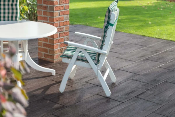 Terrassenplatte Fino grau-anthrazit | 4 cm - verschiedene Größen