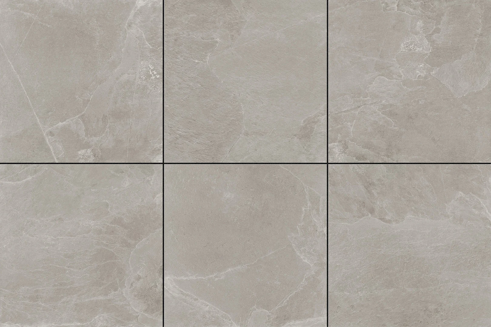 Keramik-Verbundplatte Grau-Beige „Recco“ | 60x60x4 cm