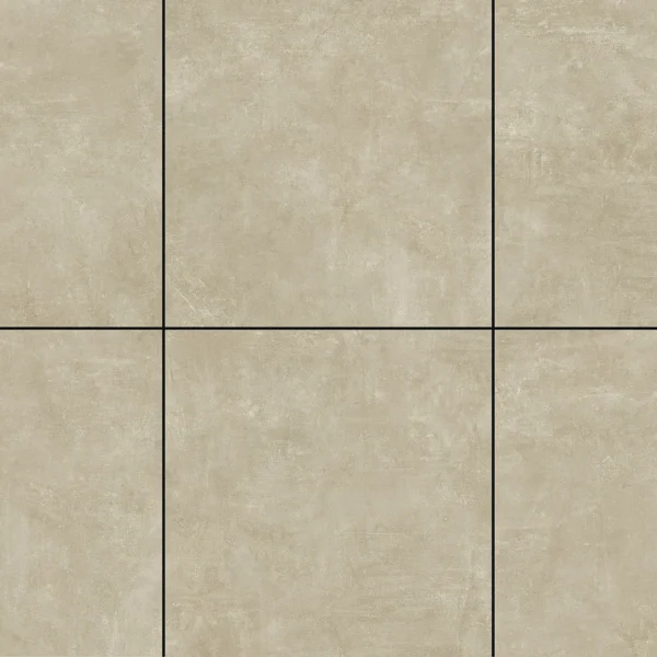 Cilento Sandfarben Quadrat Keramik-Terrassenplatte Beige Cilento