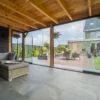 Keramik-Terrassenplatte Anthrazit "Pavia" | 2cm - verschiedene Größen