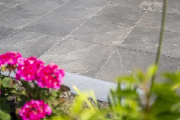 Keramik-Terrassenplatte Anthrazit "Pavia" | 3 cm - verschiedene Größen