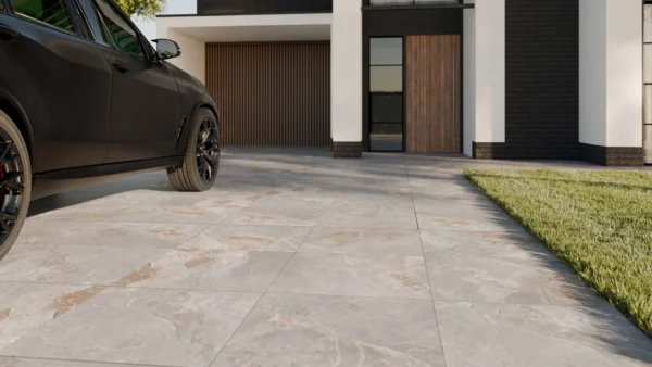 Keramik-Terrassenplatte Taupe "Varese" | 3cm - verschiedene Größen