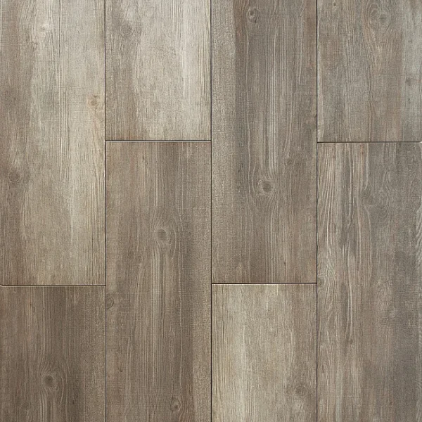 Keramik-Terrassenplatte Creme-Braun Woodlook